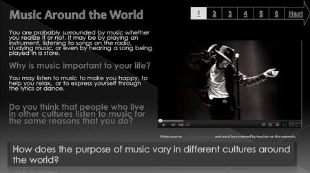 You are probably surrounded by music whether you realize it or not. It may be by playing an instrument, listening to songs on the radio, studying music,