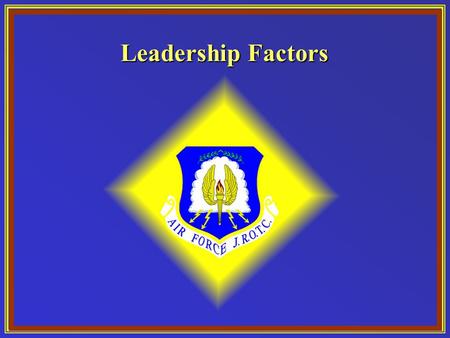 Leadership Factors.