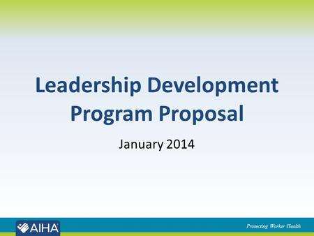 Leadership Development Program Proposal