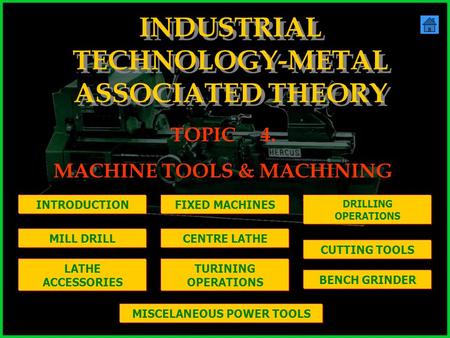 INDUSTRIAL TECHNOLOGY-METAL ASSOCIATED THEORY