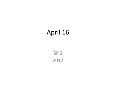 April 16 SP 2 2012. 2 CHAPTER 8 Process Selection affects the outcome – in production or sports: