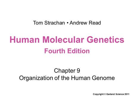 Human Molecular Genetics