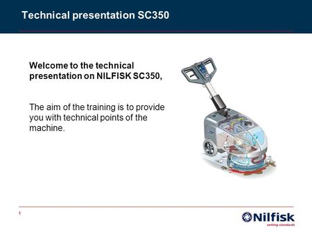 Technical presentation SC350