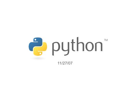 11/27/07. >>> Overview * objects * class * self * in-object methods * nice printing * privacy * property * static vs. dynamic * inheritance.