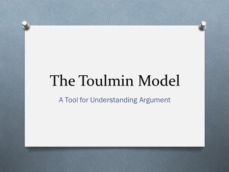 A Tool for Understanding Argument