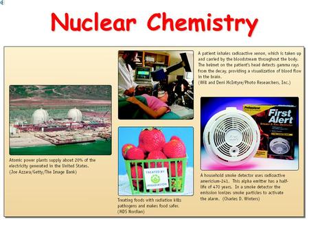 Nuclear Chemistry Radioactivity Antoine Henri Becquerel (1852-1908) Discovered radioactivity accidentally while experimenting with photographic film.