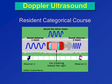 Resident Categorical Course