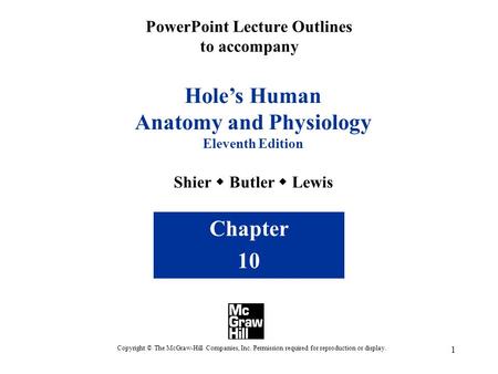 PowerPoint Lecture Outlines to accompany