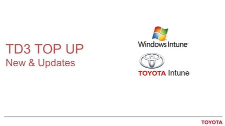 TD3 TOP UP New & Updates.