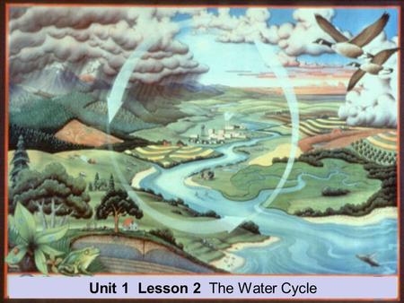 Unit 1 Lesson 2 The Water Cycle