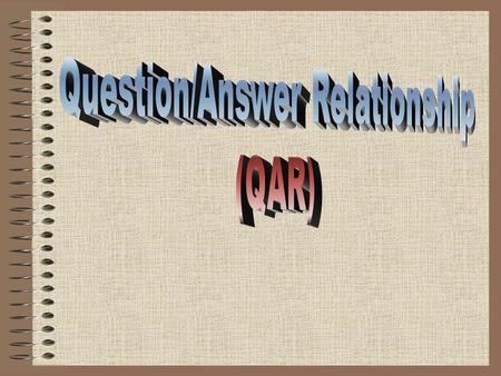 Question/Answer Relationship