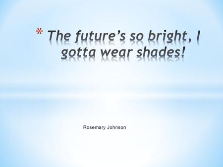 Rosemary Johnson. * I came to Empire College on a whim. I was doing absolutely nothing with my life and was at a crossroads. I wanted to start on a new.