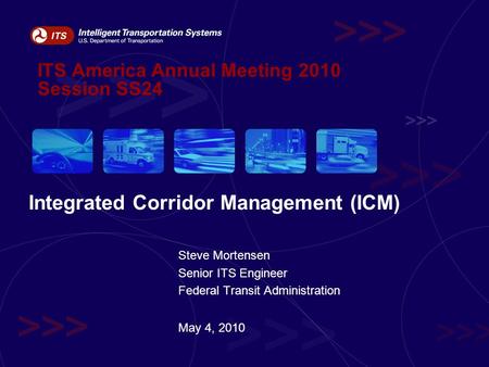 Integrated Corridor Management (ICM)