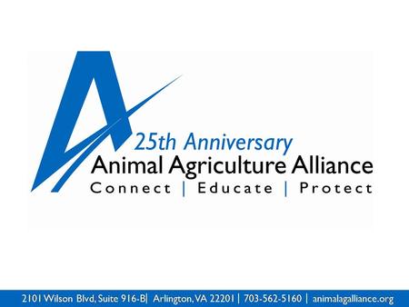 Mission: To communicate the importance of modern animal agriculture to consumers and the media. The Alliance educates these audiences about topics ranging.