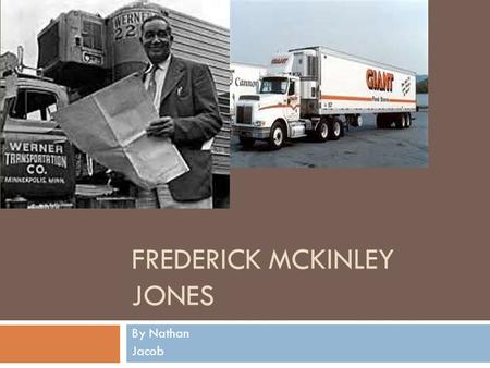 Frederick McKinley Jones