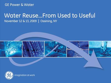 Sustainable Water Futures – Opportunities at Water and Wastewater Utilities The Future of Recycled Water Richard Atwater.