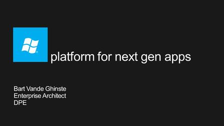 Windows Reimagine d Windows 8 Data explosion Browser-based apps Natural interaction Ubiquitous connectivity Personal devices in the.