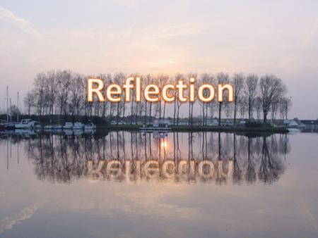 Reflection occurs when a wave reaches a boundary between two media, and some or all of the wave bounces back into the first medium. Reflection can be.