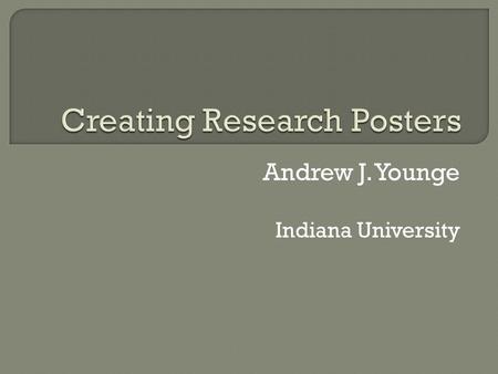 Andrew J. Younge Indiana University.  Purpose  Process  Design  Sources  Practice.