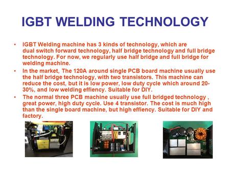 IGBT WELDING TECHNOLOGY