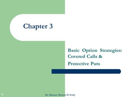 Basic Option Strategies: Covered Calls & Protective Puts