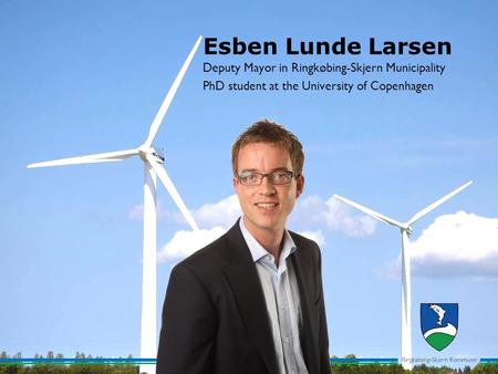 Esben Lunde Larsen Deputy Mayor in Ringkøbing-Skjern Municipality