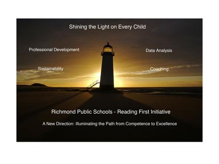 What is Reading First This “program” focuses on putting proven methods of early reading instruction in classrooms. Through Reading First, states and districts.