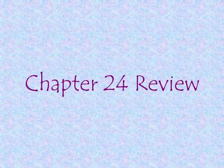 Chapter 24 Review. What is Warren G. Harding known for? He was President during the Teapot Dome Scandal. He was not sure he was up to the job of president.