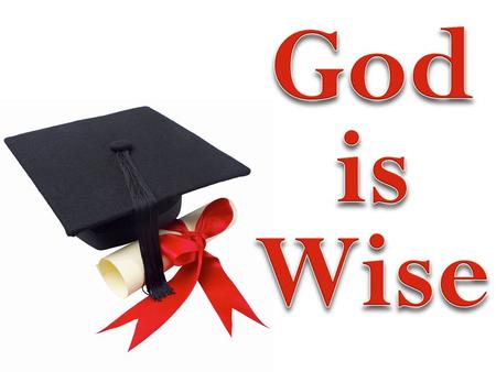 Throughout Scripture, we learn that God is infinitely wise. “O L ORD, how manifold are thy works! In wisdom hast thou made them all: the earth is full.