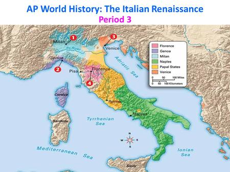 AP World History: The Italian Renaissance