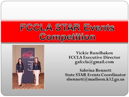 Vickie Rundbaken FCCLA Executive Director