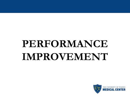 PERFORMANCE IMPROVEMENT. Performance Improvement (PI) Guided by the Mission, Vision, and Goals of the Organization Responsibility of Everyone Data collection.