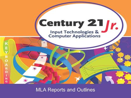 MLA Reports and Outlines. Class Activity On Your Handout: Identify the parts of the Word Window that you know –Either the name of the item or what it.