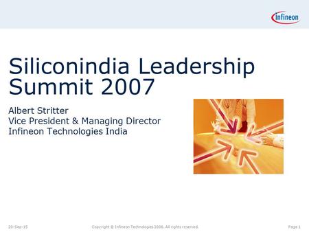 12.00.012.08.9 7.18 9.20 8.60 6.40 6.20 6.40 6.80 6.20 5.00 Page 1 20-Sep-15 Copyright © Infineon Technologies 2006. All rights reserved. Siliconindia.