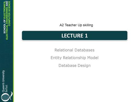 Entity Relationship Model