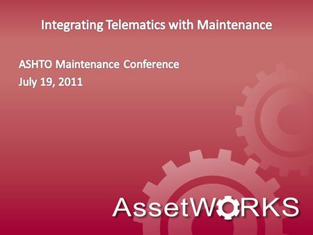 Four types of telemetry data that apply to maintenance operations: Location Usage Parameter Measures Diagnostic Trouble Codes Using Telemetry Data in.