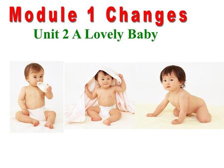 Unit 2 A Lovely Baby 快速口头反映以下词的过去式： am ( )are( ) say( ) do( ) become ( ) feel( ) tell( ) Have/has( ) waswere became said did felt told had.