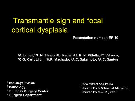 Transmantle sign and focal cortical dysplasia