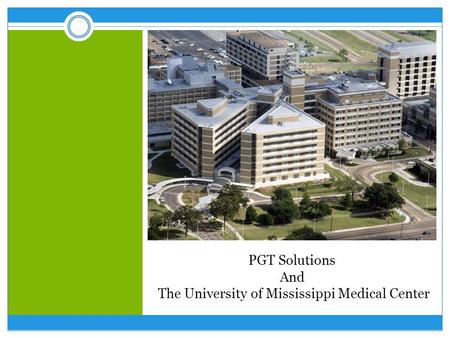 The University of Mississippi Medical Center