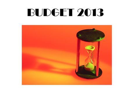 BUDGET 2013. Budget Cuts over the last 4 years from Loss of Revenue Personnel$1,122,600.00 Operations$1,224,500.00 Capital Projects$1,367,400.00.