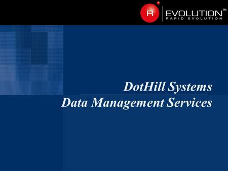 DotHill Systems Data Management Services. Page 2 Agenda Why protect your data?  Causes of data loss  Hardware data protection  DMS data protection.