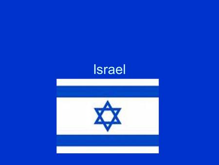 Israel. Palestine- Name for the geographic region between the Mediterranean Sea and the Jordan River 1947- the U.N. voted to divide the area known as.