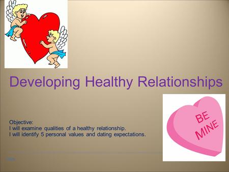 Developing Healthy Relationships