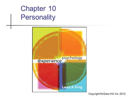 Chapter 10 Personality.