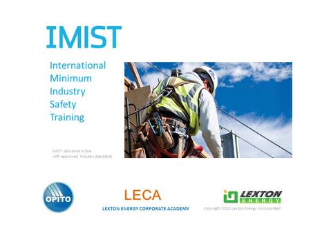 International Minimum Industry Safety Training