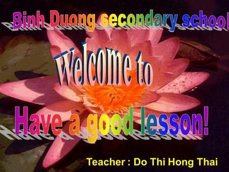 Teacher : Do Thi Hong Thai. 2 MEDIA 123 4 5 a. Watching TV c. Reading newspapers b. Listening to the radio e. Reading magazines d. Using the Internet.