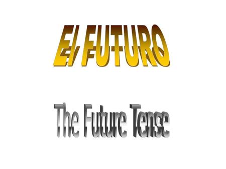 1. Do not drop ending off of infinitive hablar 2. Add endings to infinitive -ar, -er, -ir -á -ás -emos -án -é -éis.