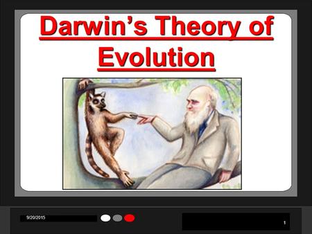 Darwin’s Theory of Evolution