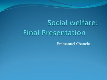 Emmanuel Chanelo. Research Question… Does race play a major role in whether people believe that the government has a responsibility in providing jobs.