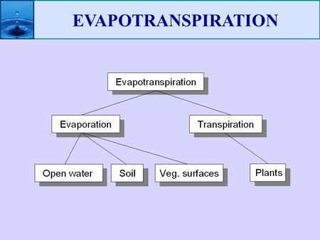 EVAPOTRANSPIRATION.